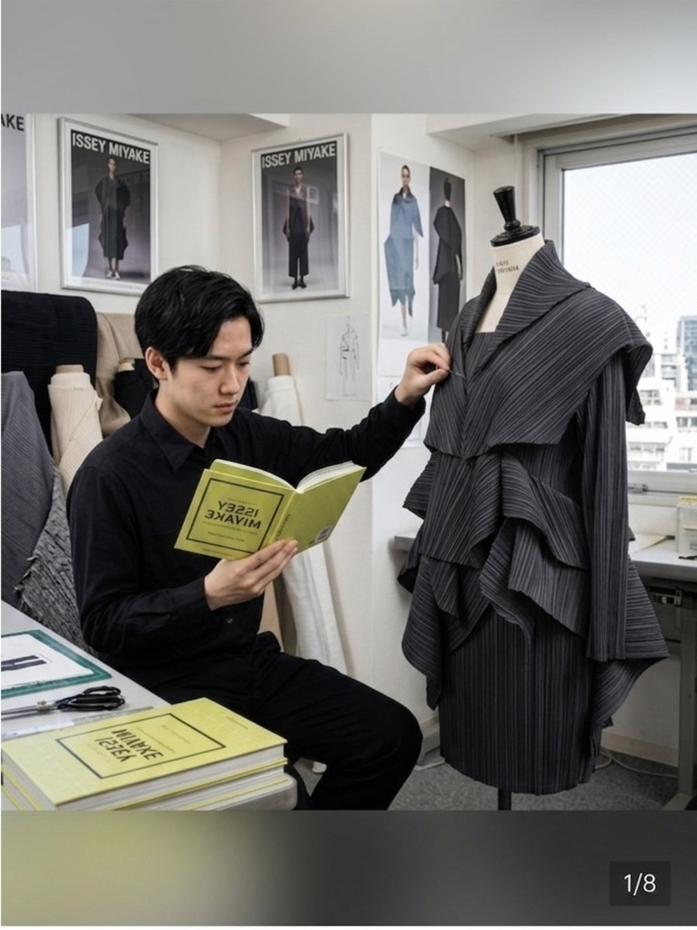 Little Book of Issey Miyake Hardcover Fashion Book Design #minimalism #Japan